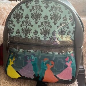 Loungefly Haunted Mansion dancing ghosts backpack